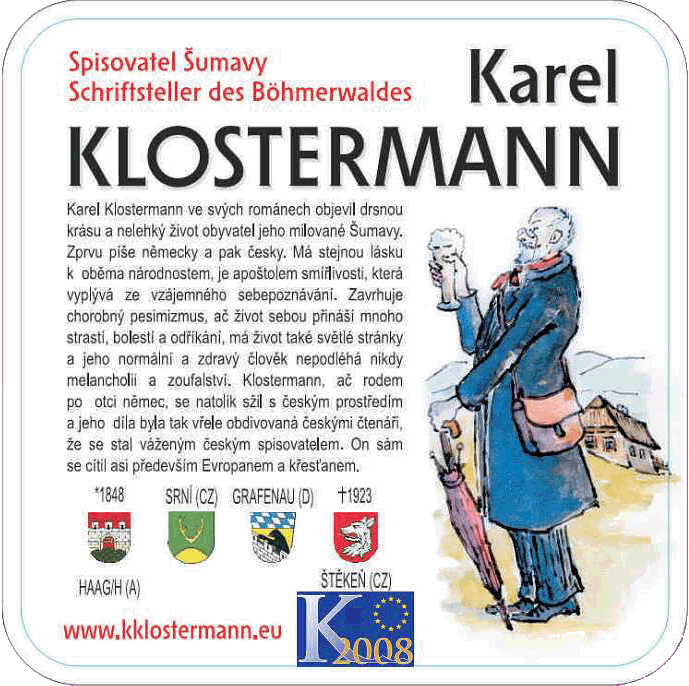 Původní podtácek k pivu Klostermann