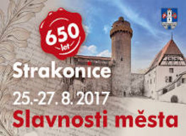Občas naskakující odkaz na oficiálních stránkách města Strakonice, který nás navede na oboustranný leták – z něho se o slibovaných celoročních oslavách prakticky nic nedozvíme