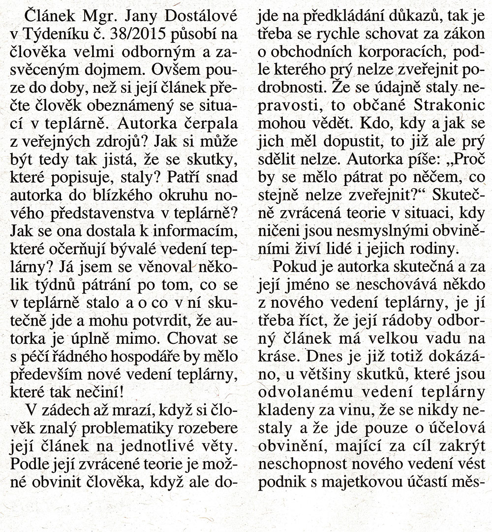 Ad: Představenstvo a informační tabu