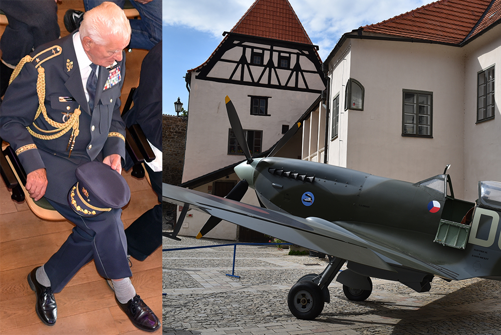 Brigádní generál Emil Boček, pilot RAF ve Strakonicích