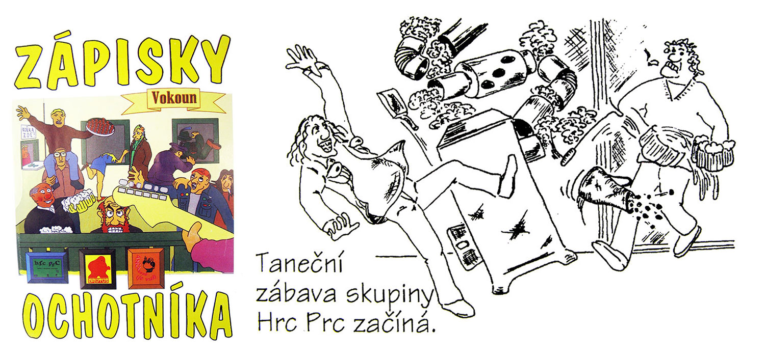 Titul + ilustrace z knihy „Zápisky Ochotníka“, str. 12