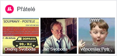 Přátelé Koko Šaneláka. Ondřej Svoboda, syn zastupitele Jana Svobody, který stojí za profilem Koko Šaneláka a Jan Svoboda, zastupitel Strakonic. Věnceslavovi Petrovi se budeme věnovat rovněž. Dnes již Ondřeje Svobodu v přátelích Koko Šaneláka nenajdete. Po našem dotazu byl z přátel odstraněn.