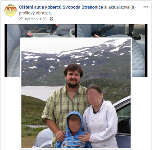 Přes Ondřeje Svobodu a Koko Šaneláka se můžeme dostat k rodinné firmě Svobodových. Tou je „Čištění aut a koberců Svoboda Strakonice“. A právě tam můžeme Ondřeji Svobodovi pohlédnout do očí.