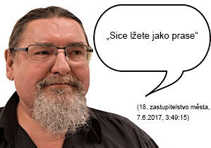 Sice lžete jako prase. Strakonický starosta Břetislav Hrdlička