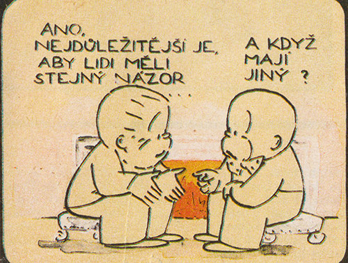 Kreslený vtip jako by vypadl z bodu číslo 1 programu politického hnutí Strakonická Veřejnost