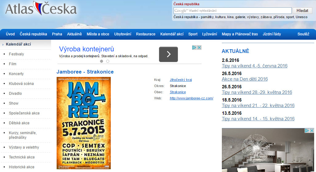 Ředitel Christelbauer nebyl schopen ani zajistit pořádnou reklamu na Jamboree 2016. Spousta specializovaných webů o festivalu buďto nic nevěděla nebo odkazovala na starší ročníky – zde je jeden příklad za všechny.