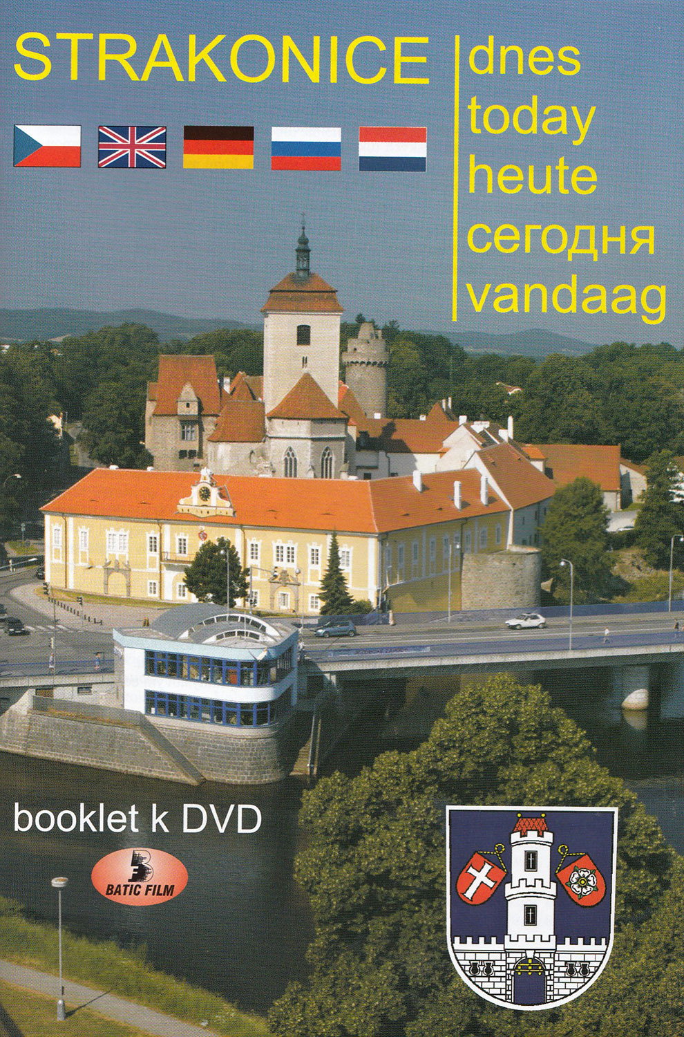 Vnitřní tištěný barevný booklet k DVD v pěti jazycích