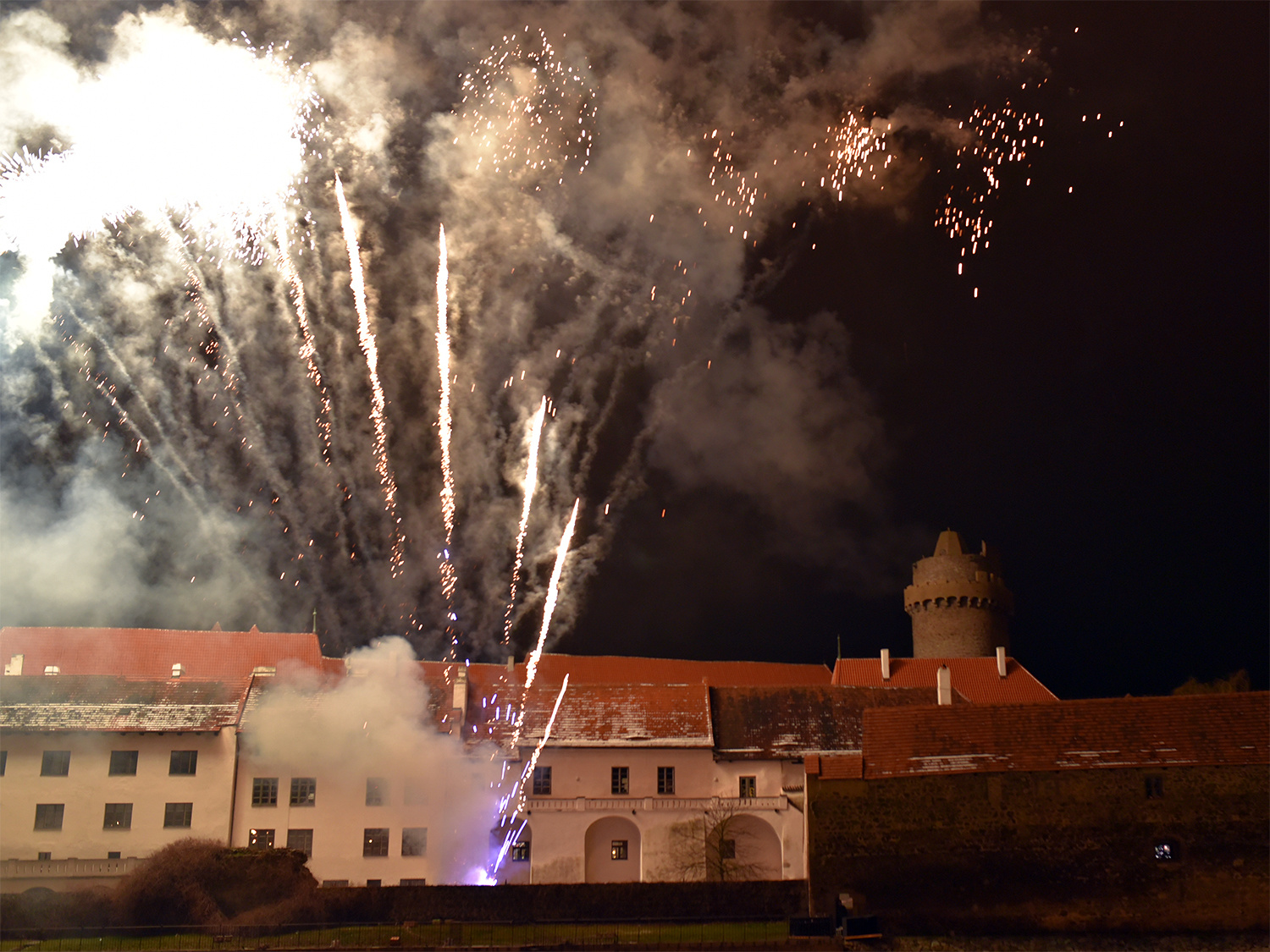 Ohňostroj ve Strakonicích 2016