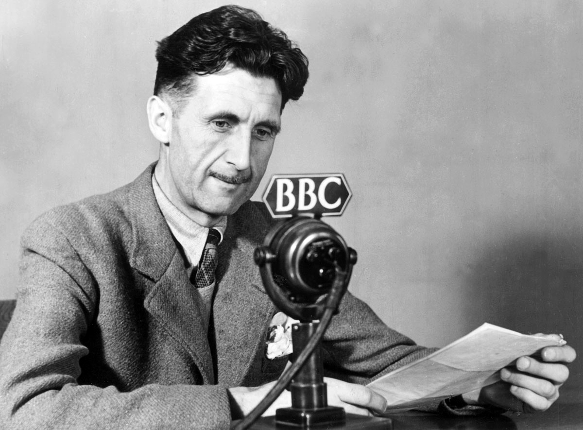 George Orwell; narozen 25.6.1903 Motihari, Britská Indie; zemřel 21.1.1950 Londýn, Spojené království ve věku 46 let