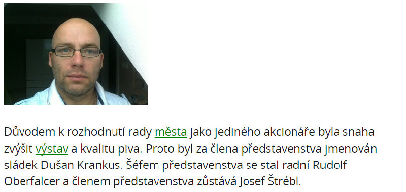 Důvod, proč se sládek Dušan Krankus stal členem představenstva pivovaru – strakonicky.denik.cz, 29.1.2016