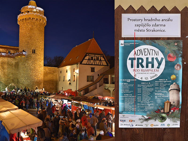 Adventní trhy Pod Rumpálem pořádané Muzeem středního Pootaví Strakonice byly ze strany města a strakonického pivovaru bojkotovány – neprodávalo se na nich vůbec žádné strakonické pivo. Navíc město si z ješitnosti nakonec vymínilo, že se na oficiální plakáty muzea musely dolepit přelepky s informací, že „Prostory hradního areálu zapůjčilo zdarma město Strakonice“. Ješitné vedení města bylo spokojeno a vůbec jim nevadilo, že bojkotem adventních slavností poškozují strakonický pivovar.