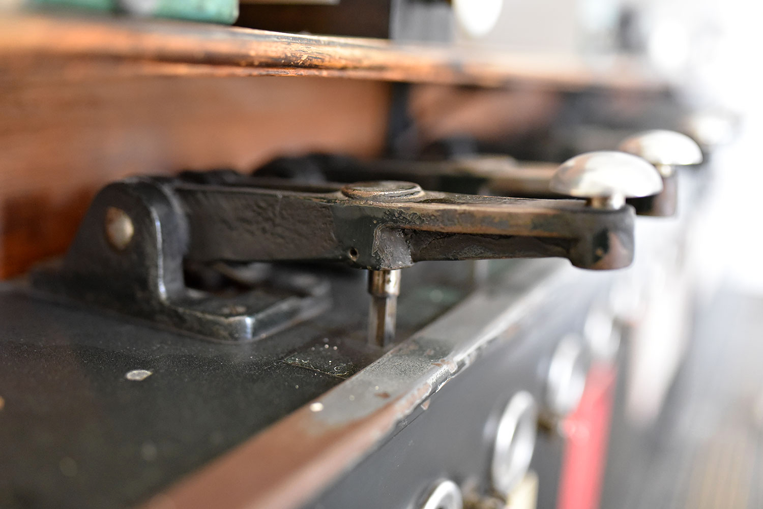 Vyřazené elektromechanické zabezpečovací zařízení ze žst. Strakonice