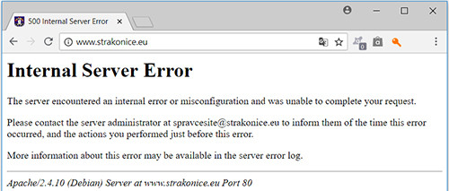 Oficiální web města Strakonice zkolaboval