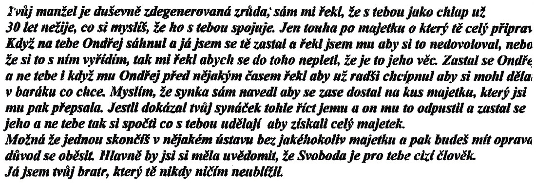 Foto 12 – dole: Redakci magazínu iStrakonice.cz se podařilo získat dokument, který je z větší části o dnešním zastupiteli Janu Svobodovi. Po delším přemýšlení ho otiskujeme celý, jelikož obsahuje informace, které by jako politik měl rozhodně vysvětlit voličům. Uveřejněním pouze některých pasáží bychom porušili souvislosti textu. Jako celek prosím berte předložený dokument s rezervou, jedná se o názor jednoho člověka – pisatele předloženého dokumentu. Nic v něm nemusí být pravda! Pokud se k němu bude chtít zastupitel Jan Svoboda vyjádřit i mimo níže položené otázky, určitě mu to umožníme.