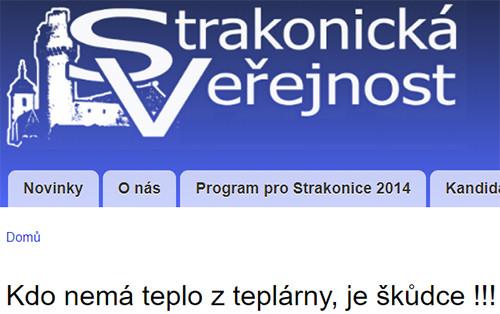Nynější starosta Břetislav Hrdlička díky své konstrukci ve svém článku v roce 2014 označil občany Strakonic za škůdce – viz další text