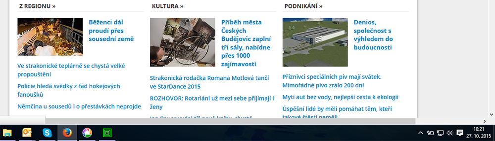 Internetové vydání Strakonického deníku z 27.10.2015