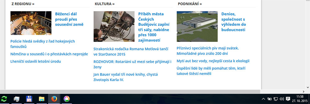 Internetové vydání Strakonického deníku z 27.10.2015