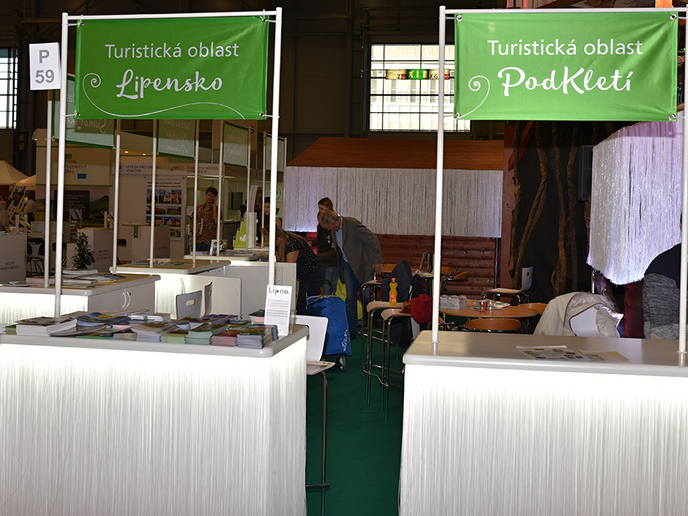 REGIONTOUR Brno, 19. až 22.1.2017, stánek Jihočeského kraje – „Jižní Čechy pohodové“, prezentace turistických oblastí Lipensko a PodKletí
