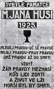 Sousoší mistra Jana Husa