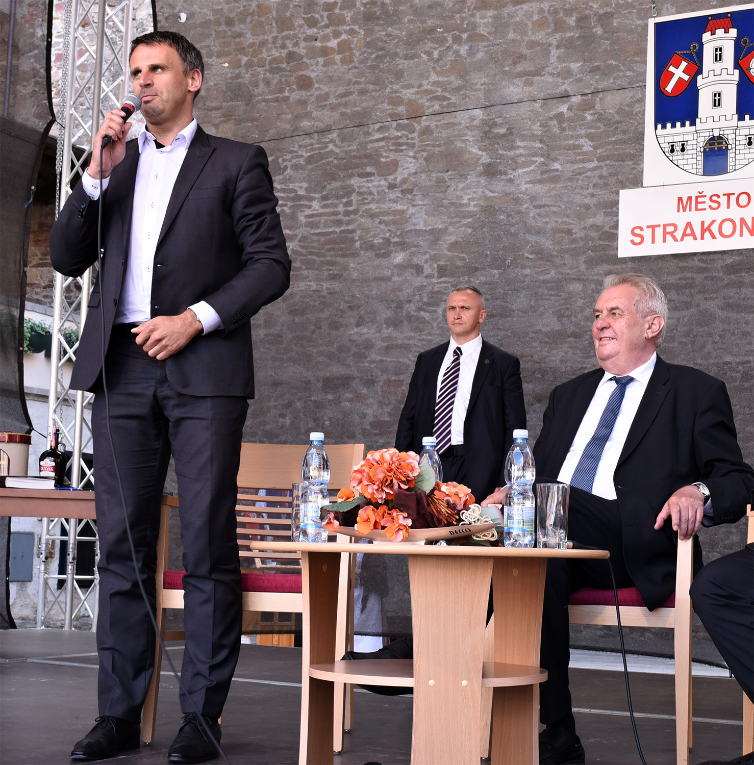 Prezident Miloš Zeman ve Strakonicích – úvodní slovo hejtmana Jihočeského kraje Jiřího Zimoly