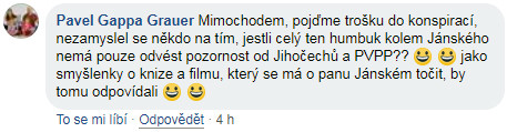 Pavel Gappa Grauer varuje ostatní jemu podobné, že by se nemělo zapomínat i na ostatní politické konkurenty Strakonické Veřejnosti. Mimochodem, ani Hlavenka a ani Grauer podle dostupných informací nežijí ve Strakonicích a ani tam nepůjdou v komunálních volbách volit. Oni se špinit mohou, negativní kampaň přitom nezasáhne jejich oblíbence ze Strakonické Veřejnosti.